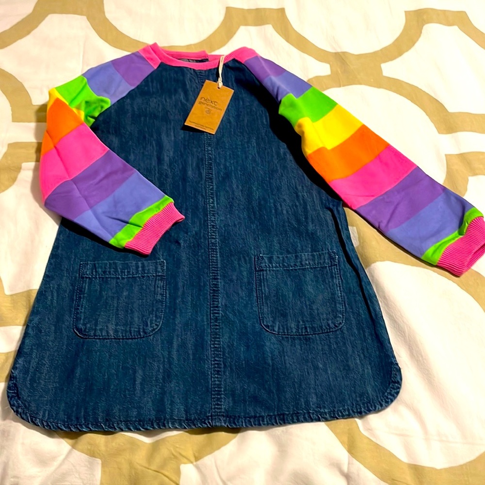 Next Generation girls 5-6 years only Denim dress